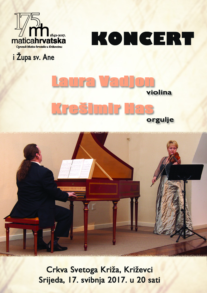 Plakat koncert sv. Križ